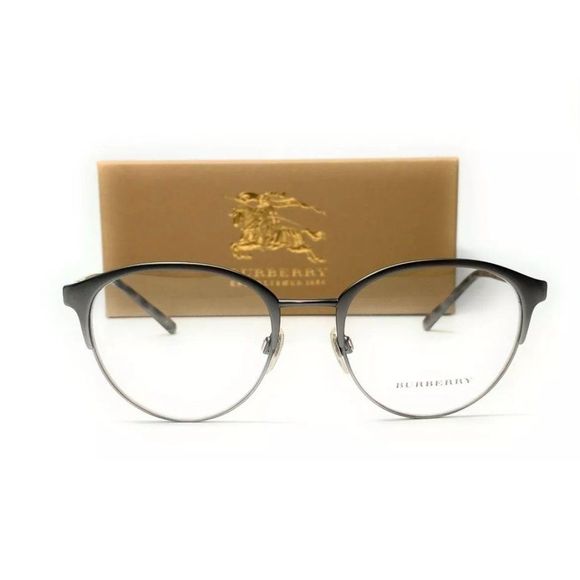 Burberry Men's Matte Gunmetal Eyeglasses! - Picture 2 of 4